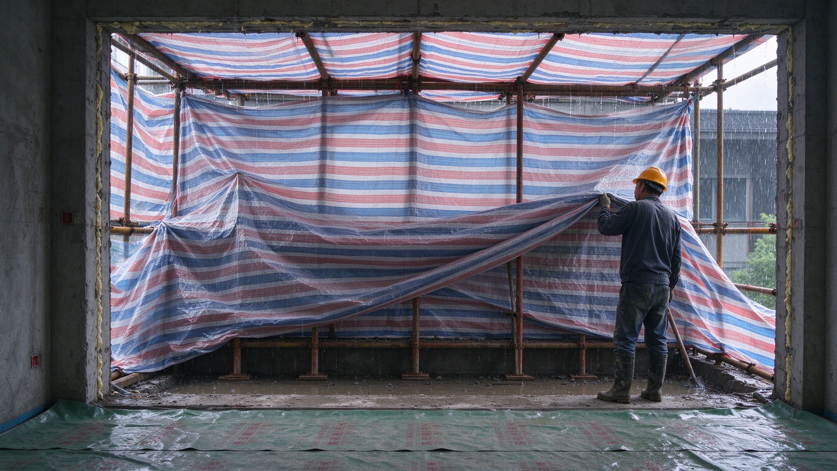 改梁施工遇到雨天怎么办?防雨措施看这里(图1) 改梁施工遇到雨天怎么办?防雨措施看这里